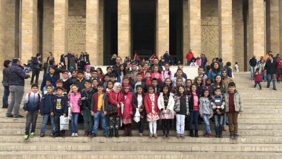 Şabanözü Şehit Murat Somuncu Ortaokulu Öğrencilerinin Anıtkabir Ziyareti